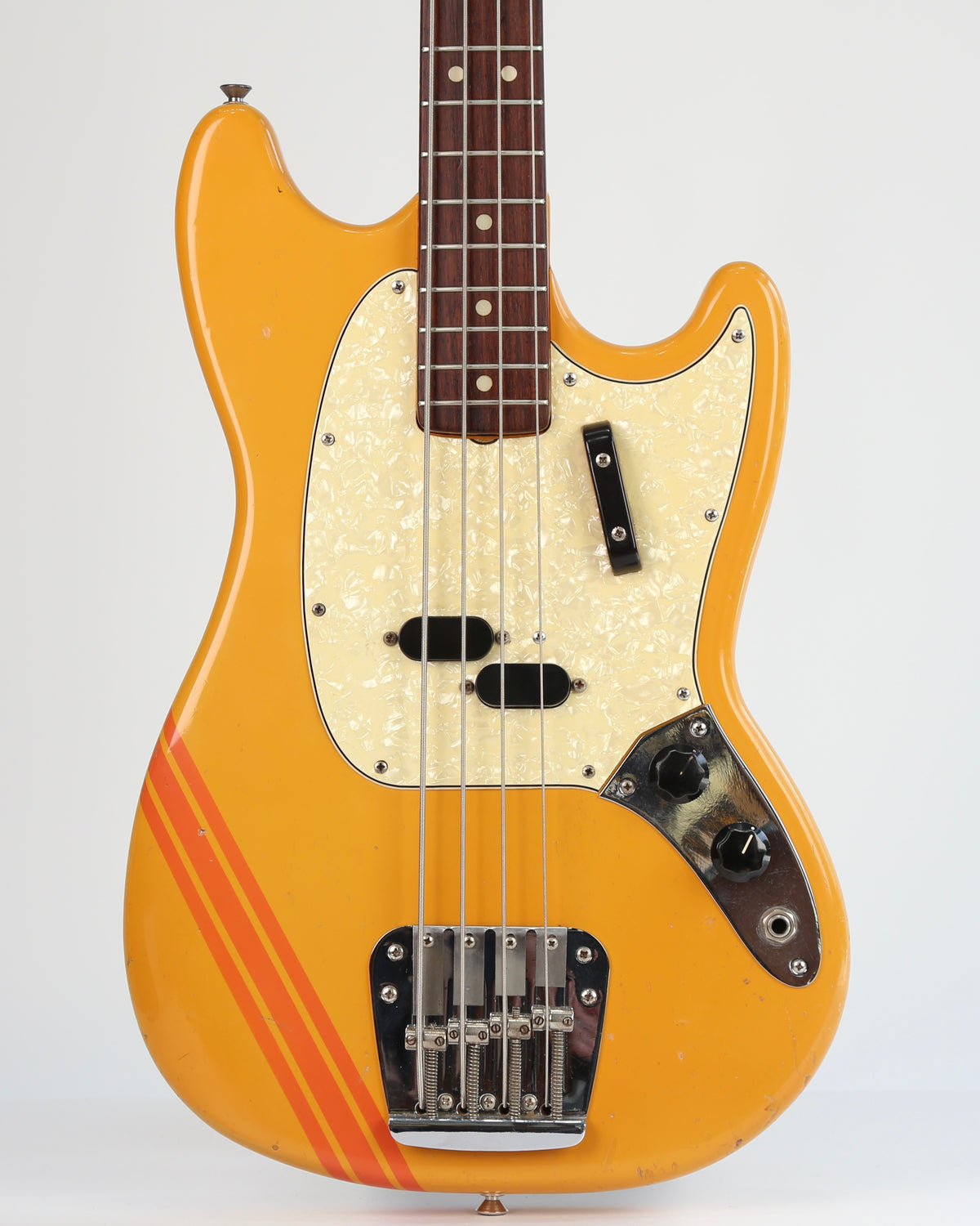 1969 Fender Mustang Bass Competition Orange finish