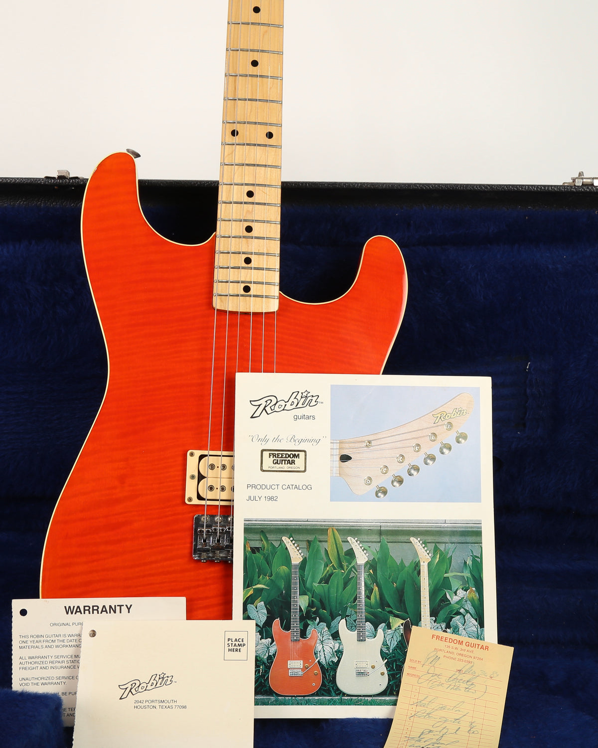 Robin reverse headstock