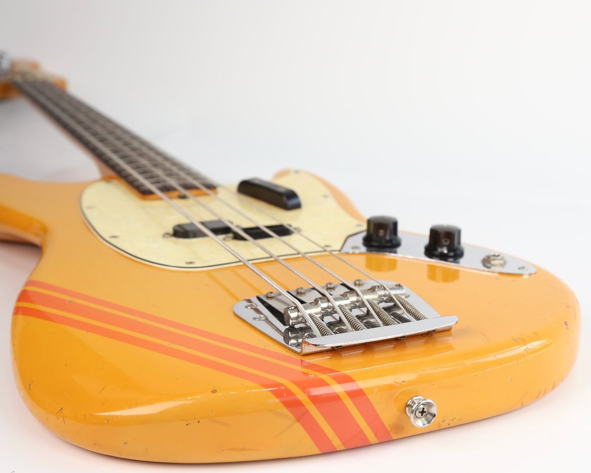 1969 Fender Mustang Bass Competition Orange finish