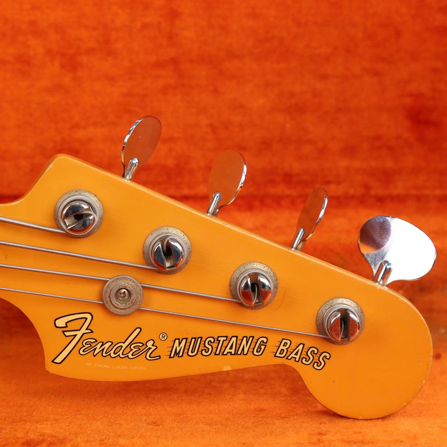 1969 Fender Mustang Bass Competition Orange finish