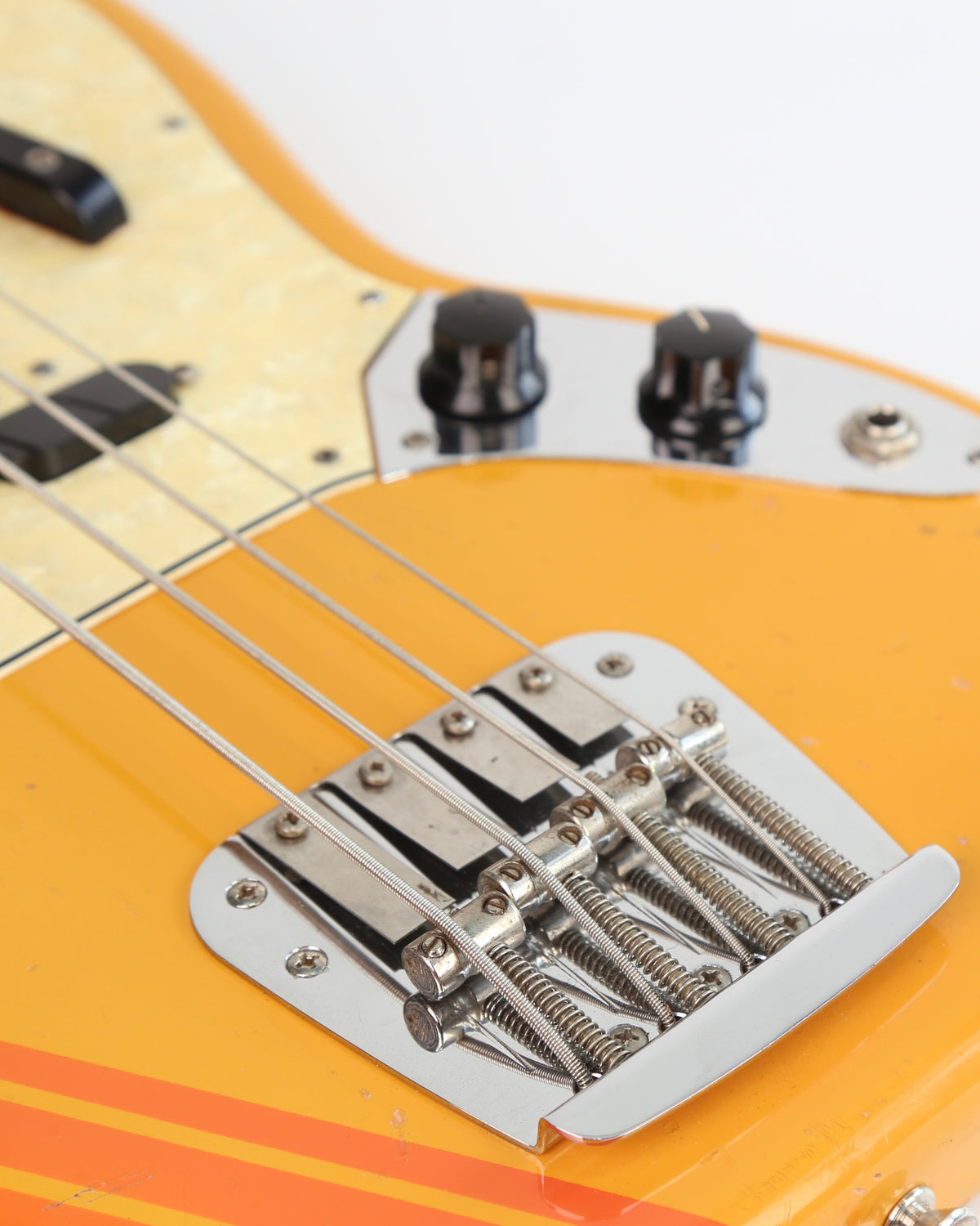 1969 Fender Mustang Bass Competition Orange finish