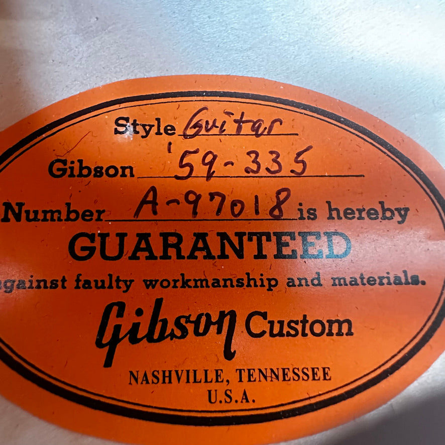 1997 Gibson ES-335 HIstoric
