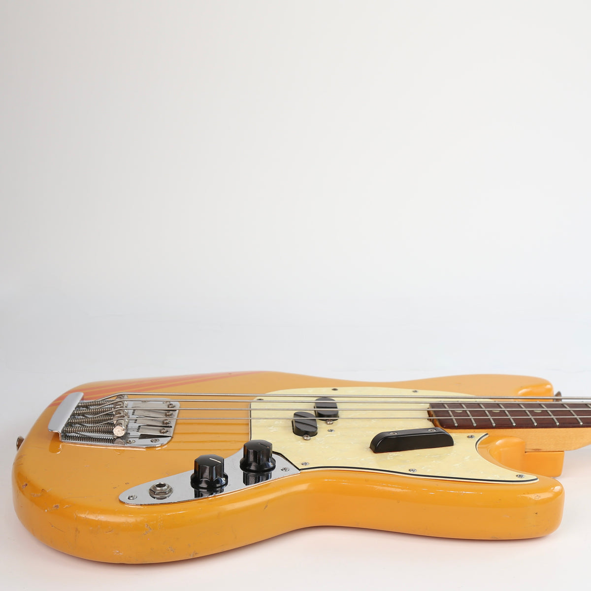 1969 Fender Mustang Bass Competition Orange finish