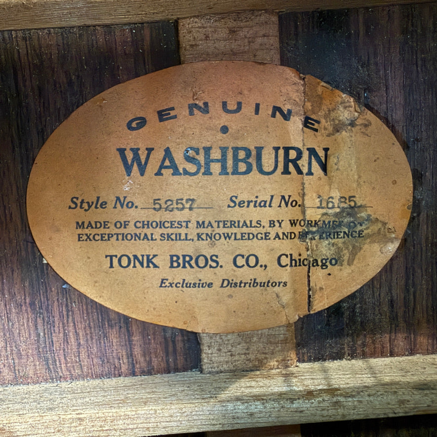 1930s Washburn Tonk Bros Model 5257