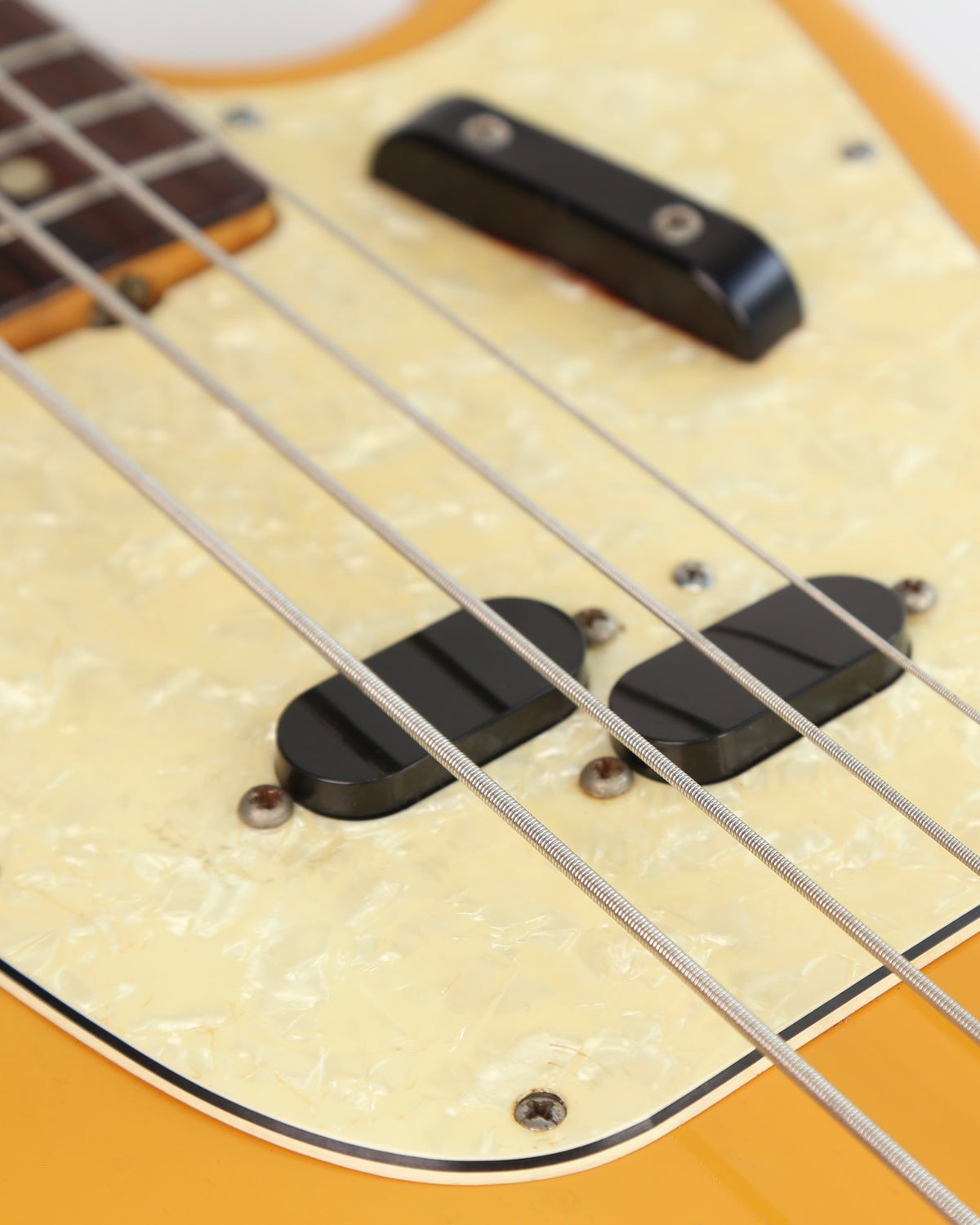 1969 Fender Mustang Bass Competition Orange finish