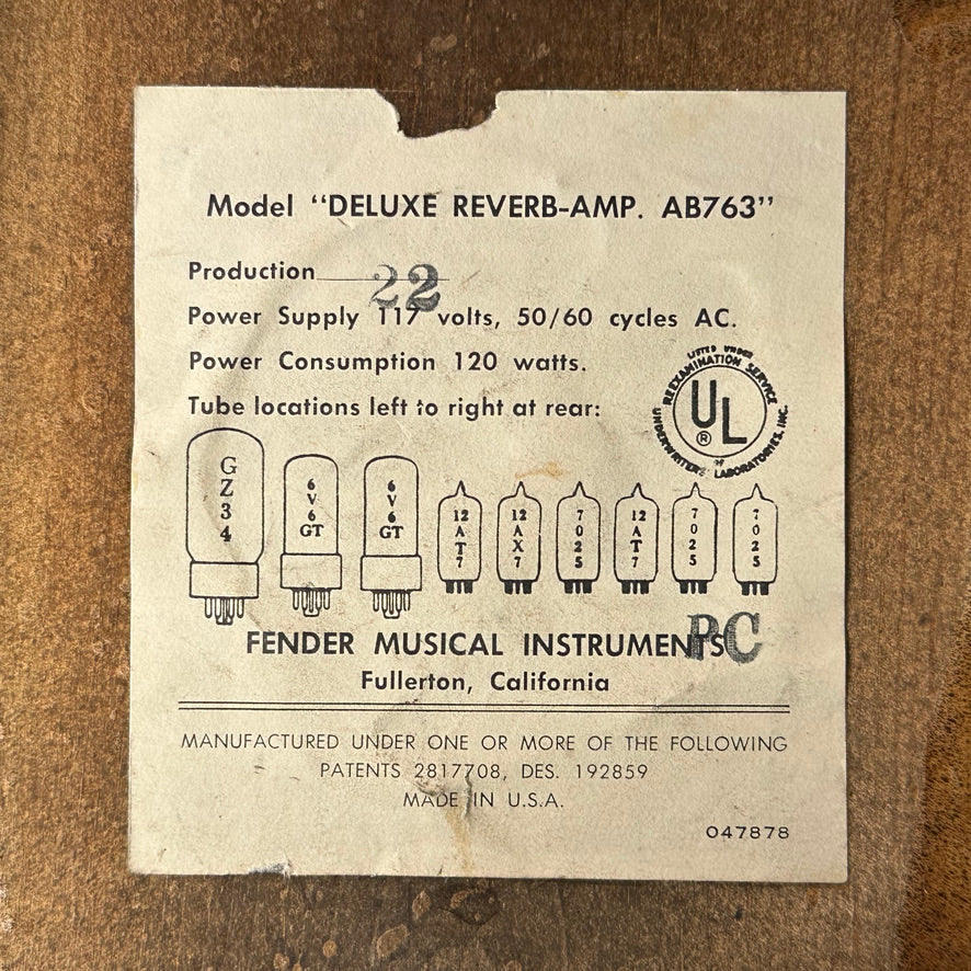 1966 Fender Deluxe Reverb Nickel