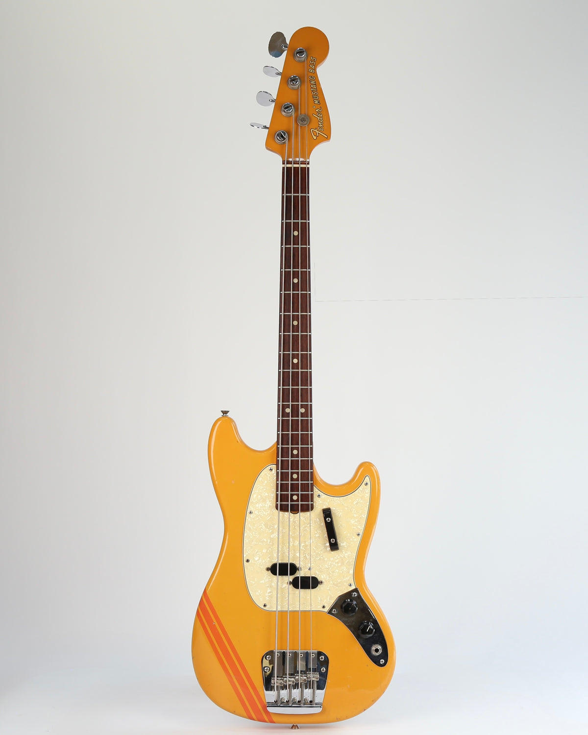 1969 Fender Mustang Bass Competition Orange finish