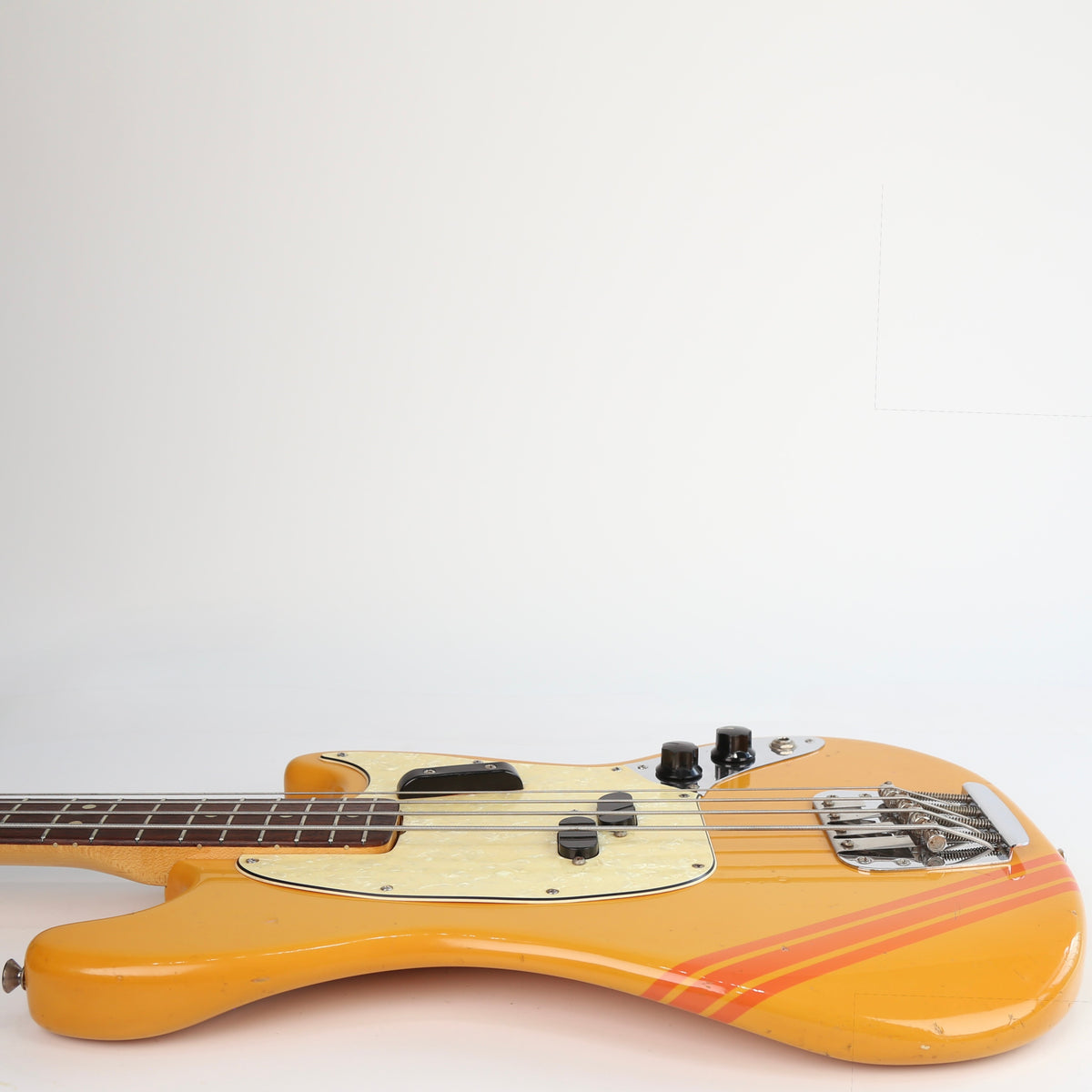 1969 Fender Mustang Bass Competition Orange finish