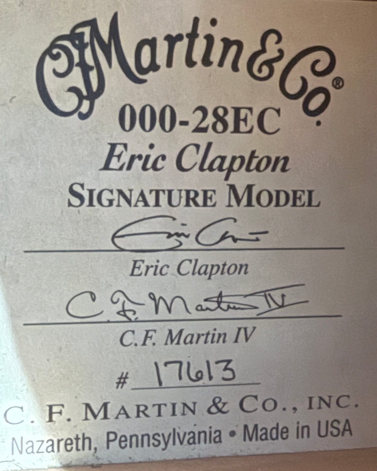 2011 Martin 000-28EC Shade Top