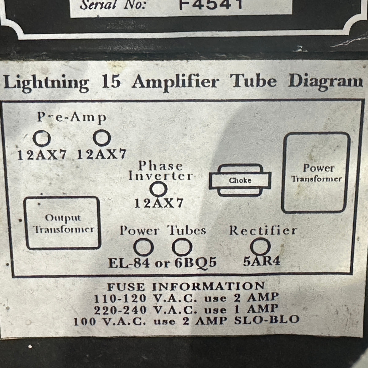 1996 Matchless Lightning 15