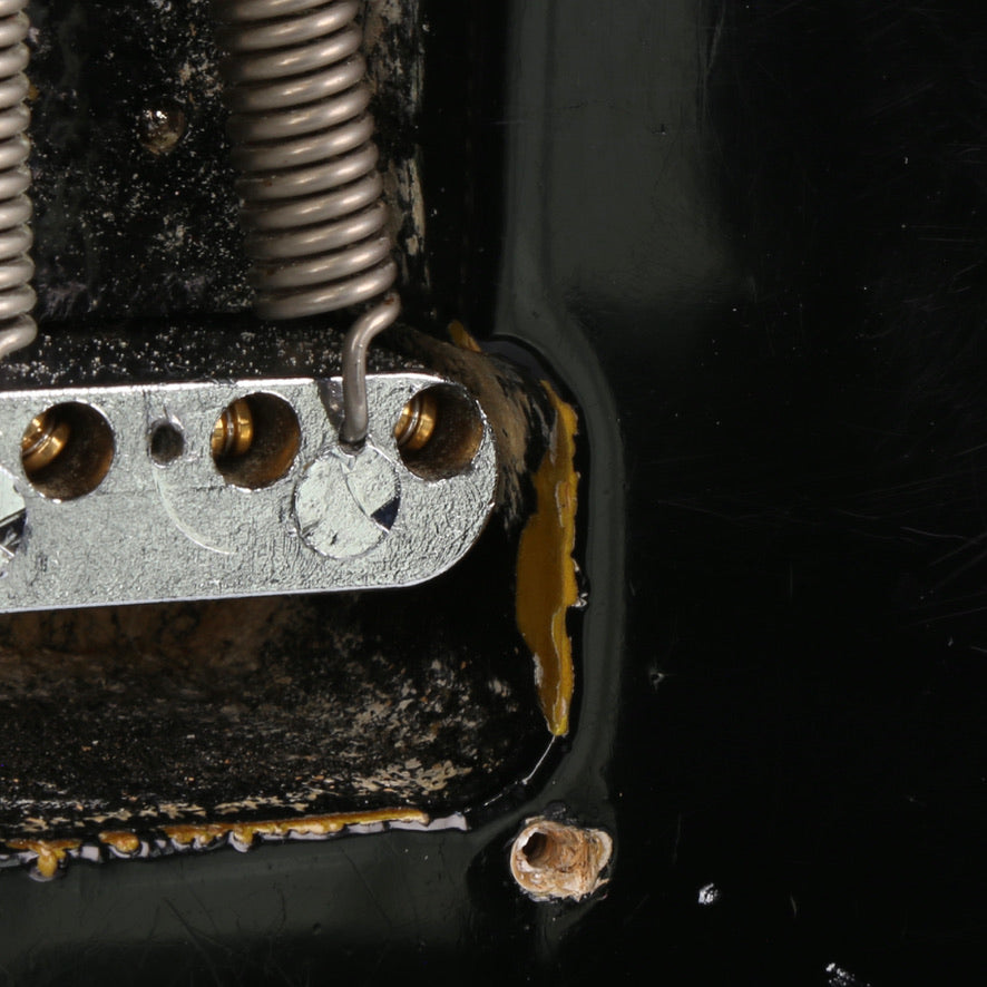 1975 Fender Stratocaster Black over Sunburst finish