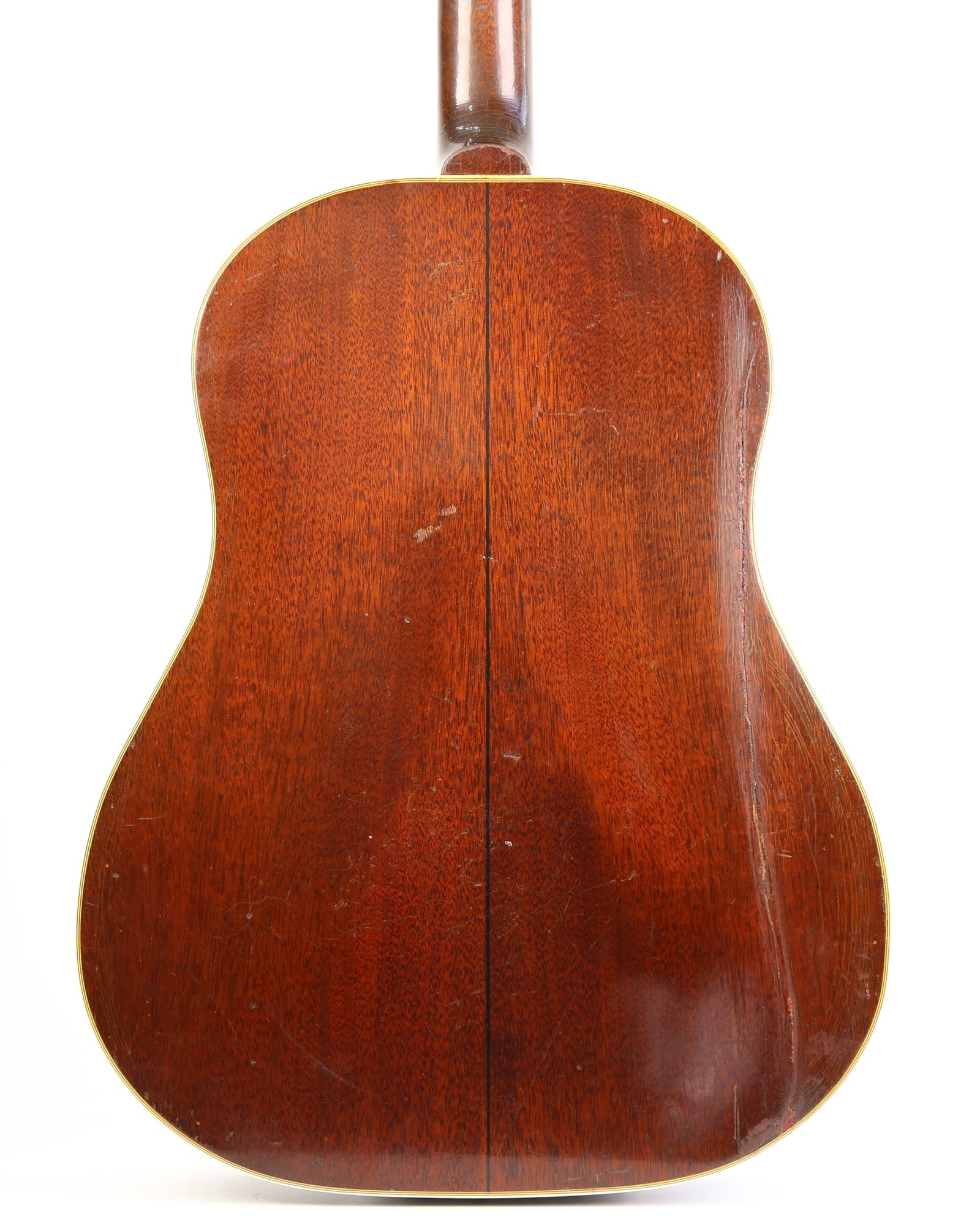 Gibson acoustic guitar sunburst for restoration.