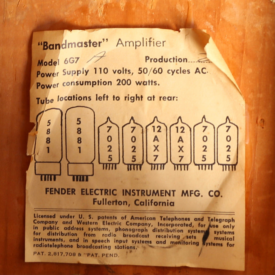 1962 Fender Bandmaster 6G7-A