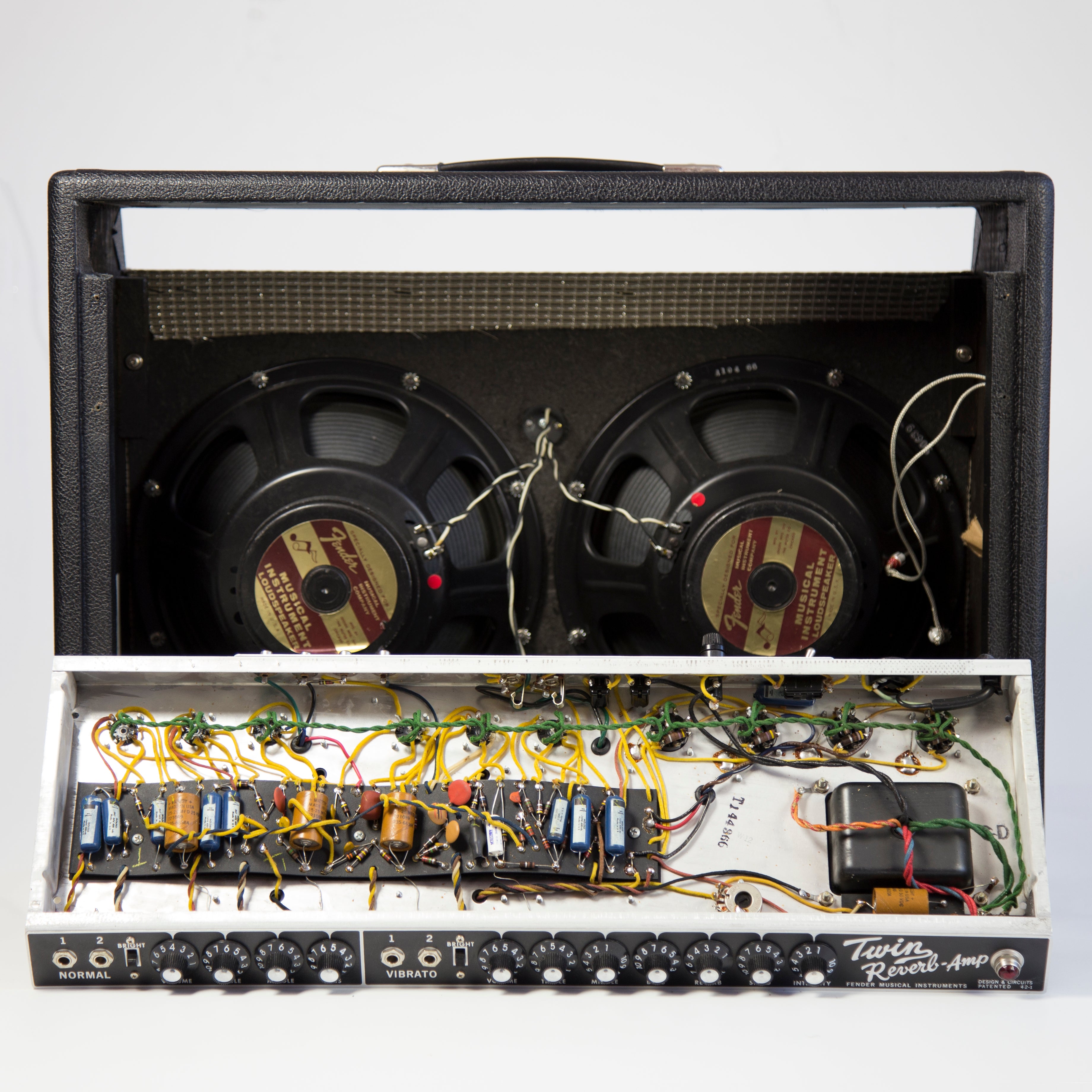Fender Twin Reverb Hum 1966 Fender Twin Reverb - Black Book Guitars