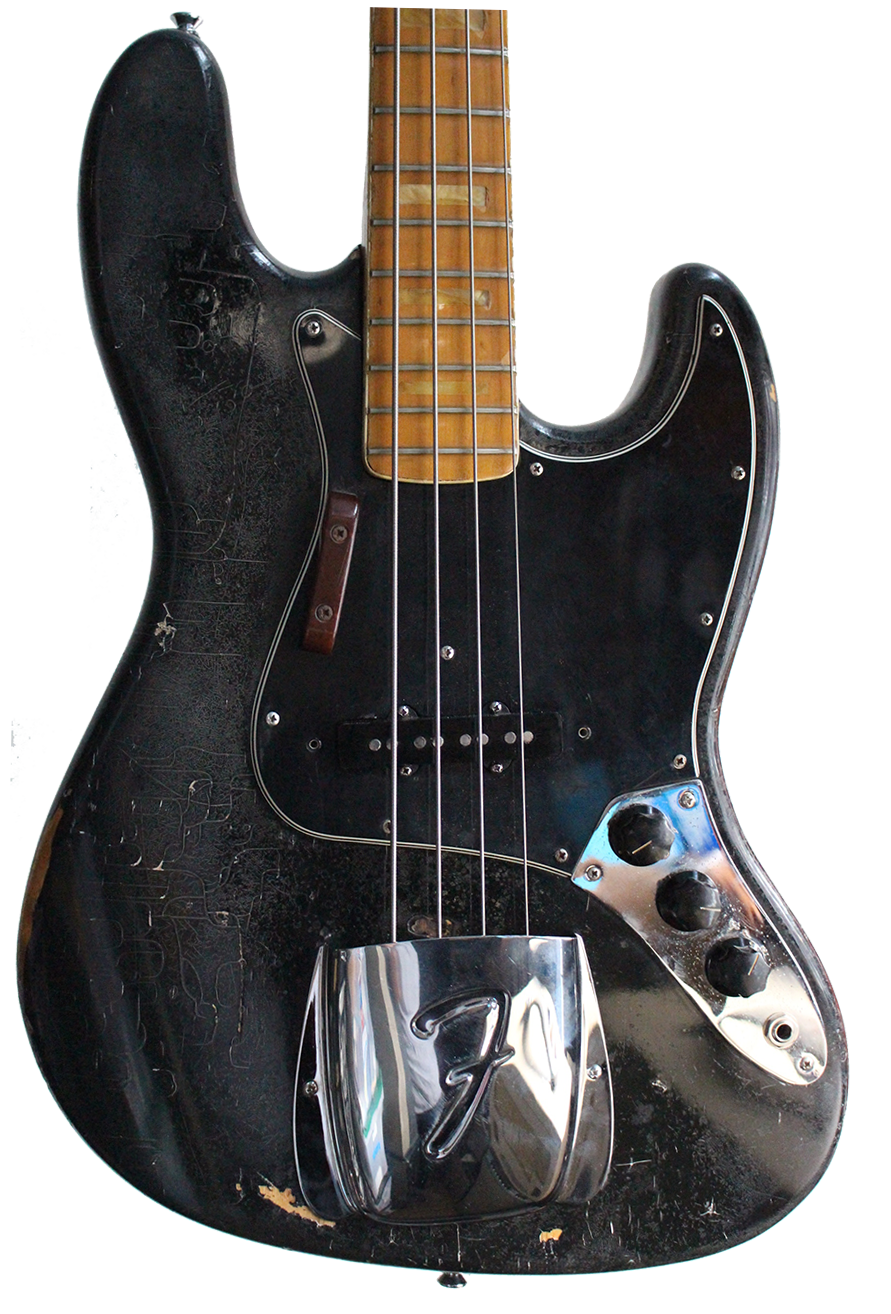1977 Fender Jazz Bass Black Book Guitars