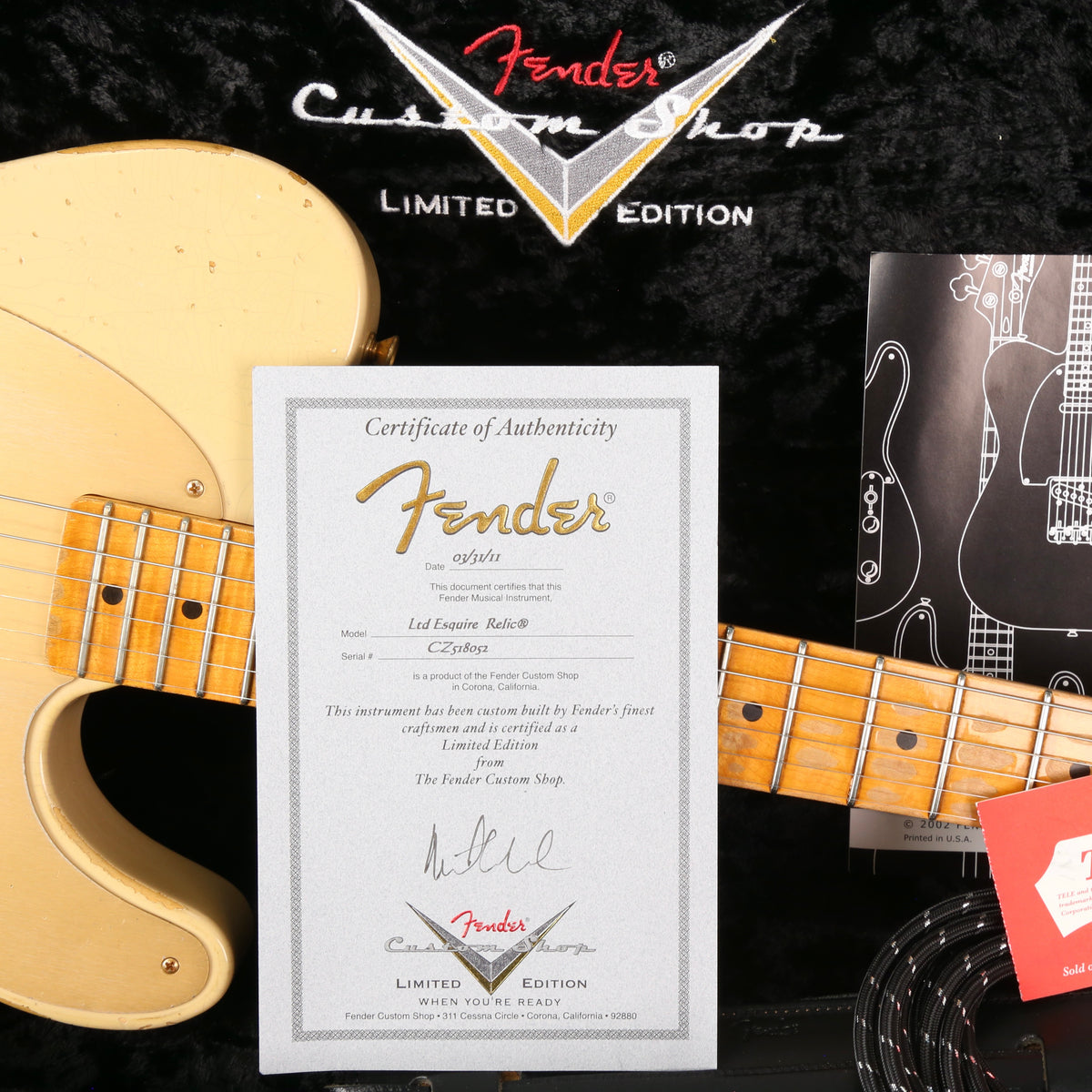 2011 Fender Custom Shop Esquire
