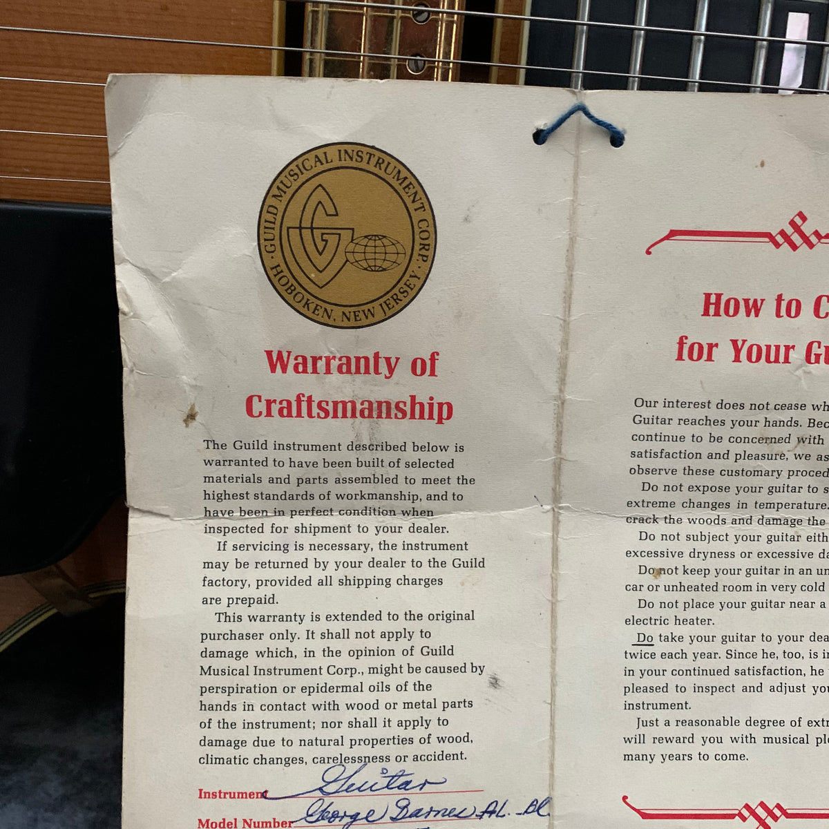 1963 Guild George Barnes