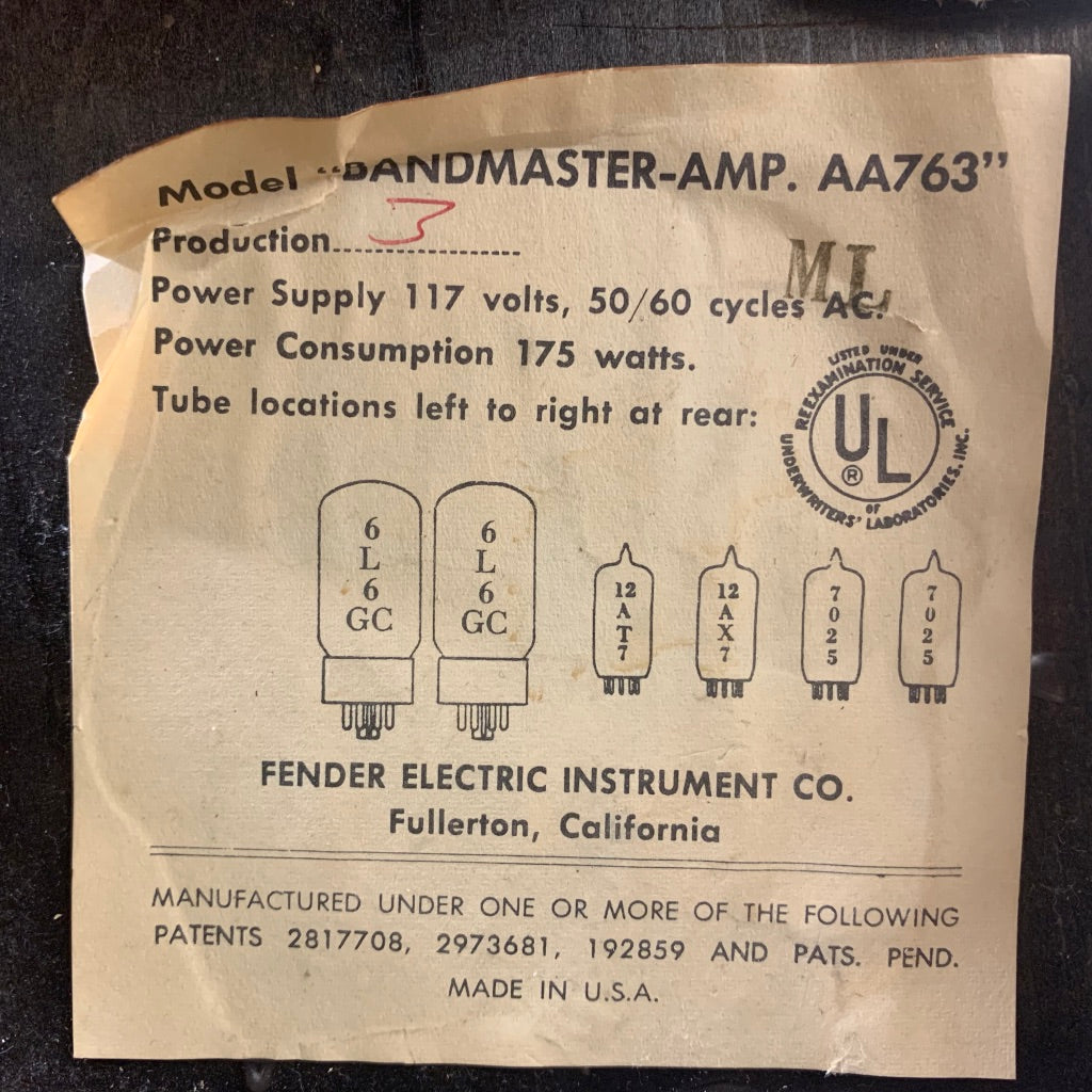 1963 Fender Bandmaster
