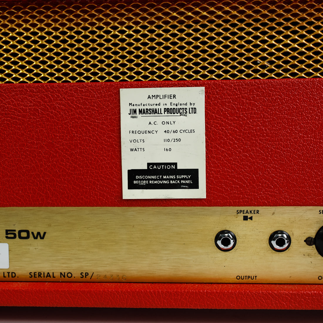 1971 Marshall Super PA - Vintage Guitars