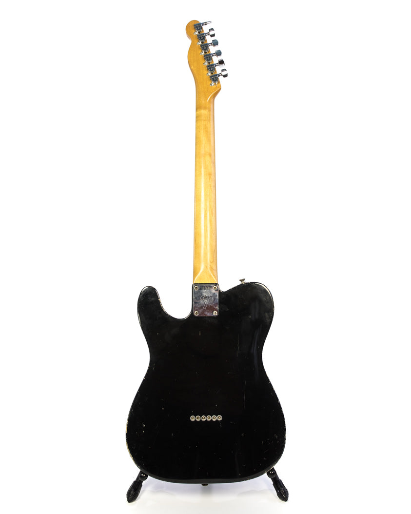 Fender Telecaster ブラックエレキギター 1966 Fender Telecaster Black Refinish W/HSC | eBay