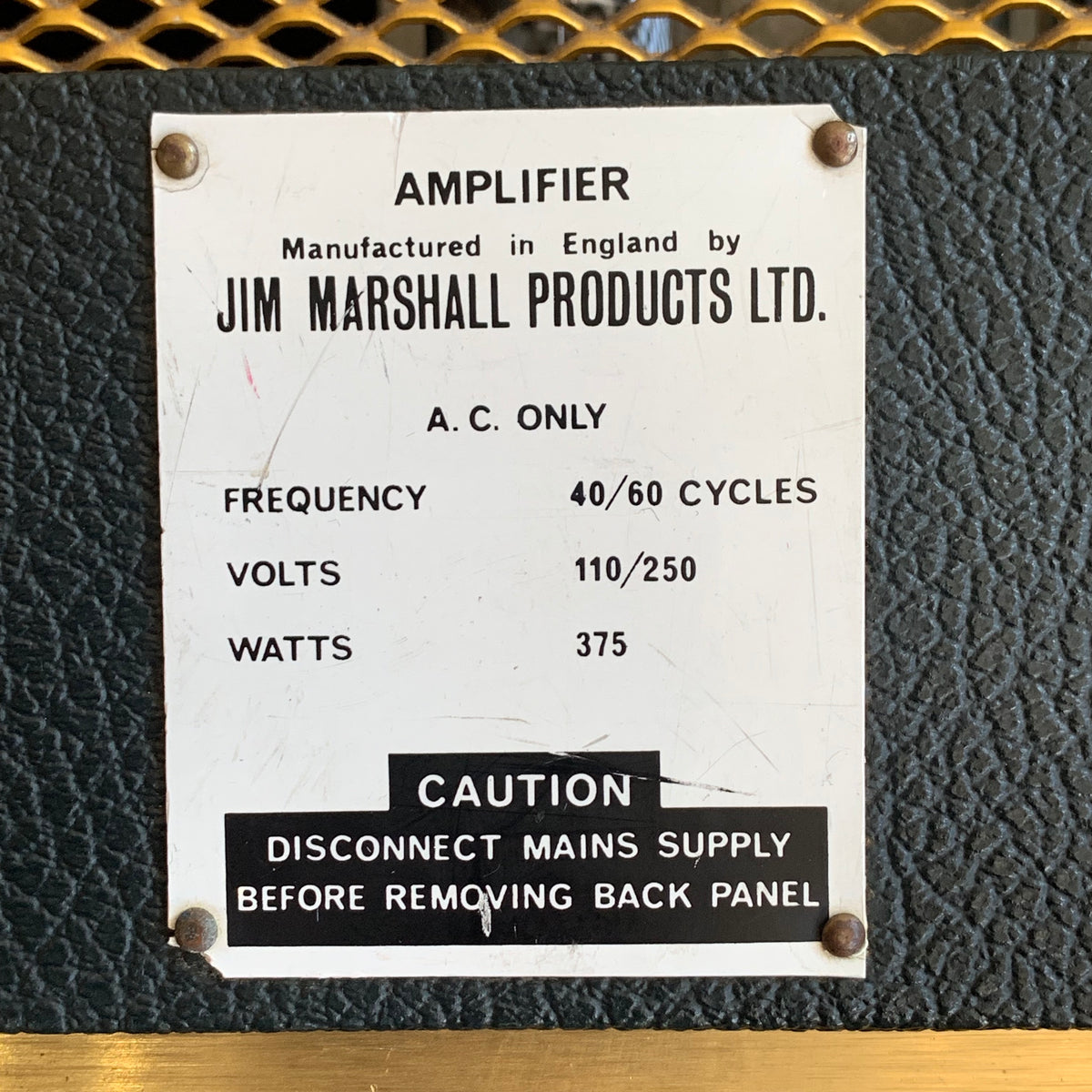 1971 Marshall Super Bass