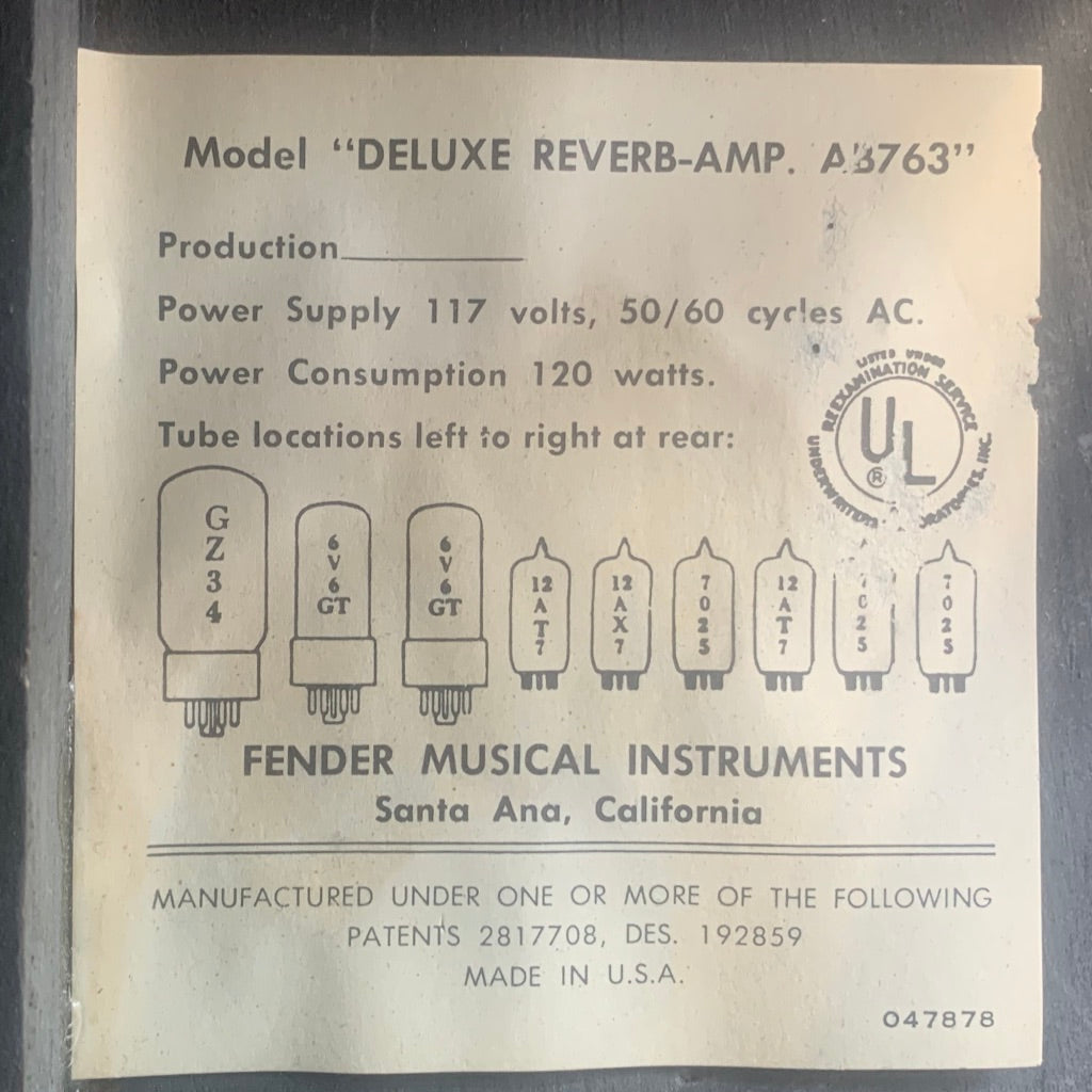 1969 Fender Deluxe Reverb